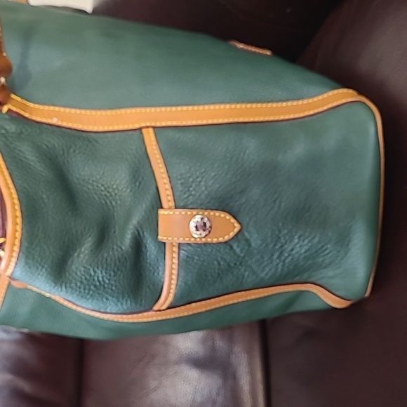 EUC Dooney & Bourke Green Tote Bag - Picture 4 of 16